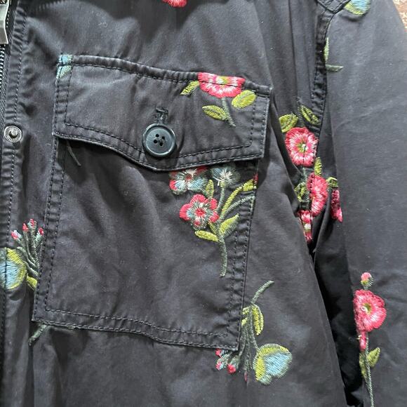 Kate Spade Embroidered Twill Coat Size Small - Picture 5 of 10